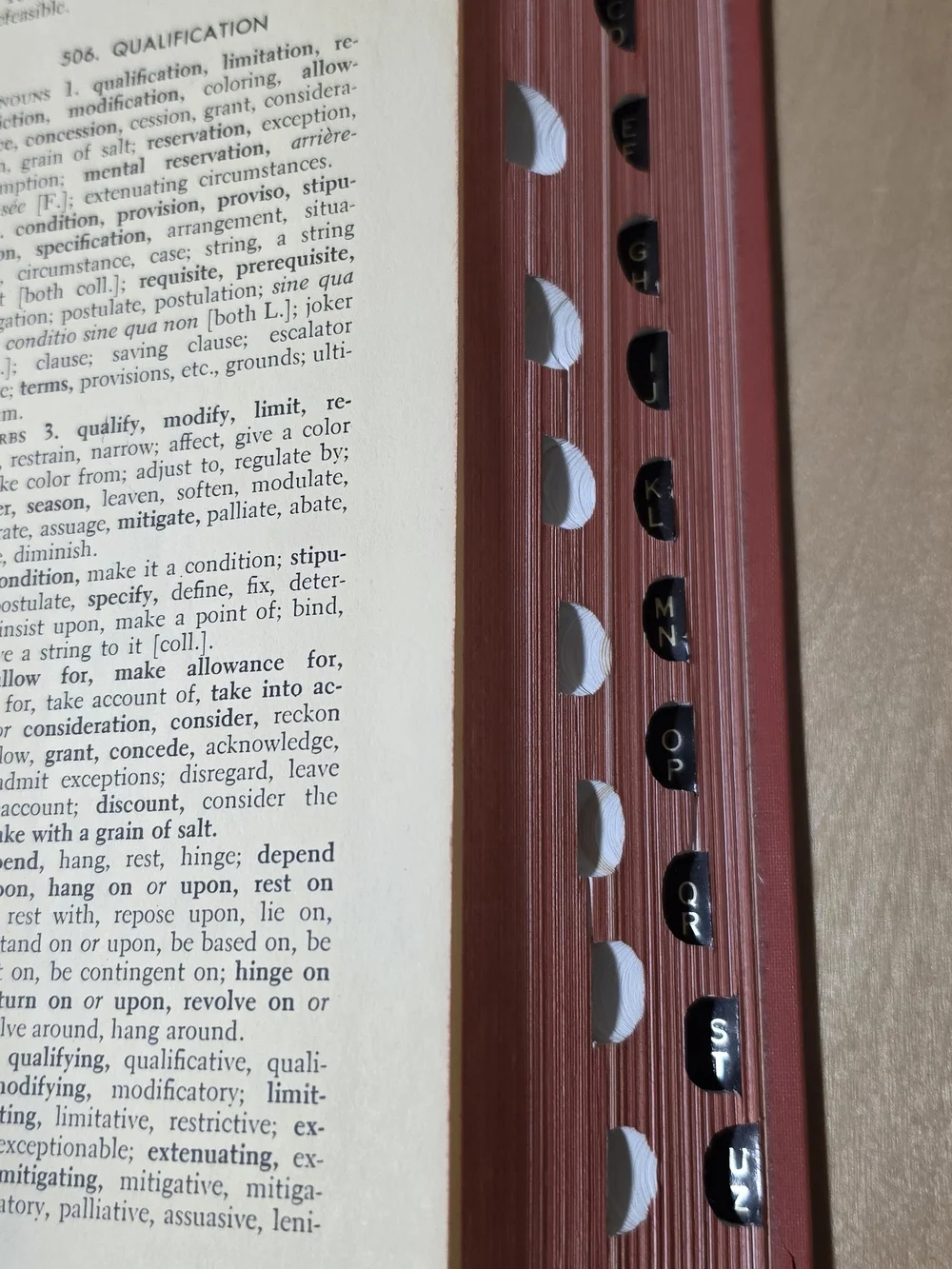 Roget's International Thesaurus Third Edition 1962 Thumb Indexed Hardcover Thoma